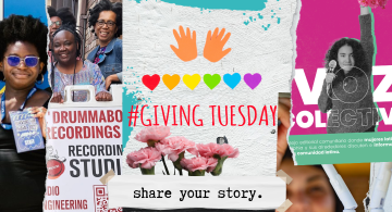 a givingtuesday collage made up of grantee photos